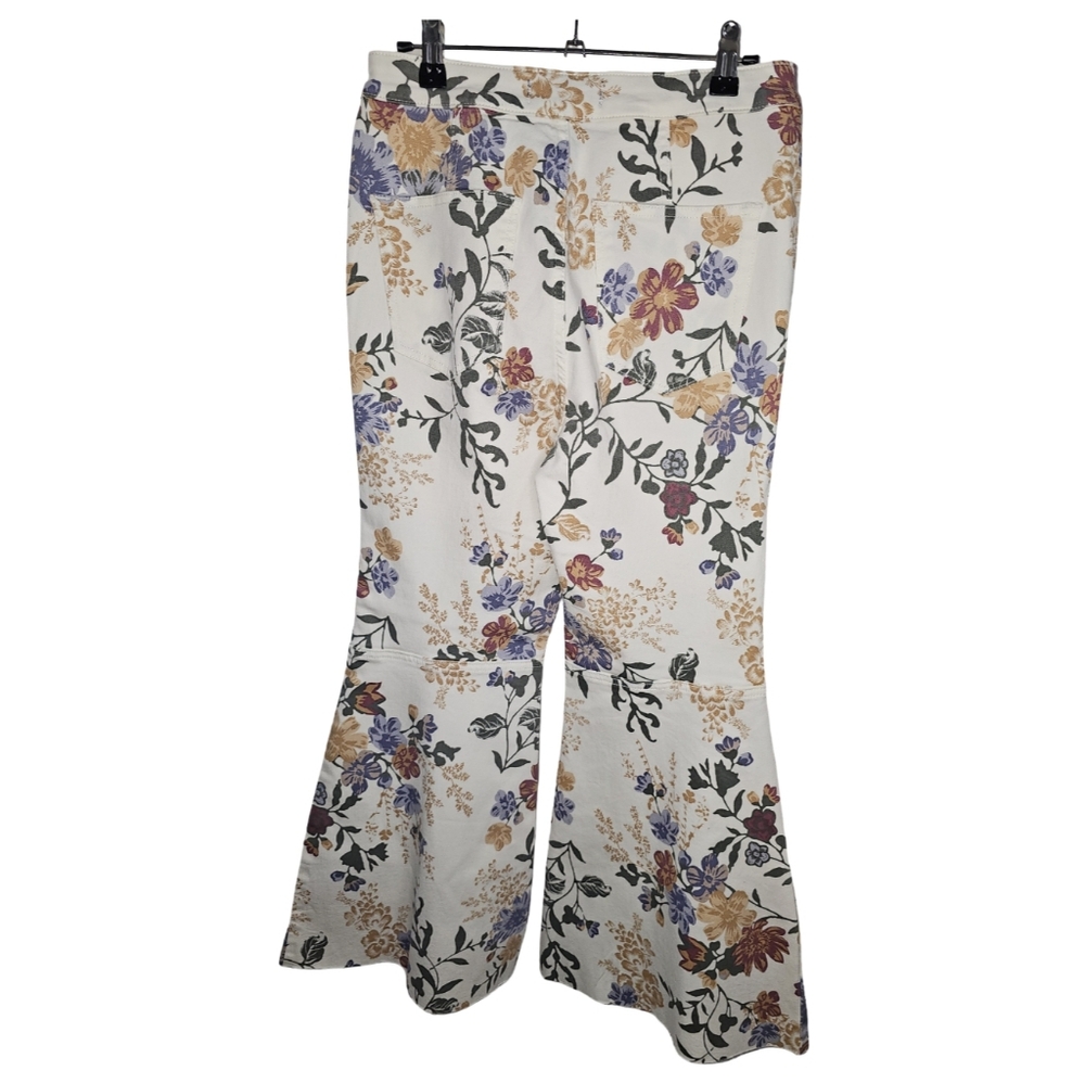 Free People, Sz 29, Youthquake Printed Crop Flare Jeans, NwT - Picture 2 of 5